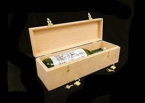 unfinished wood wine box